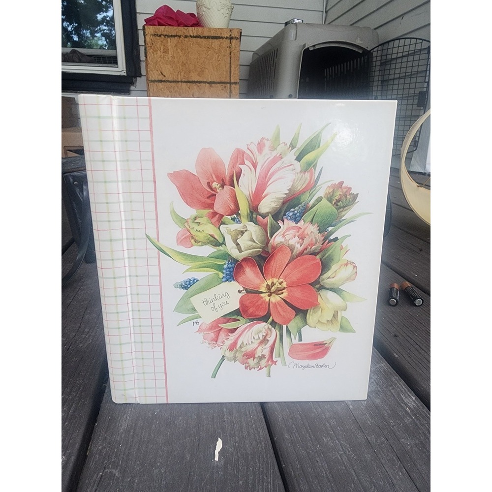 Vintage Hallmark Marjolein Bastin Nature's Sketchbook greeting card Address Book